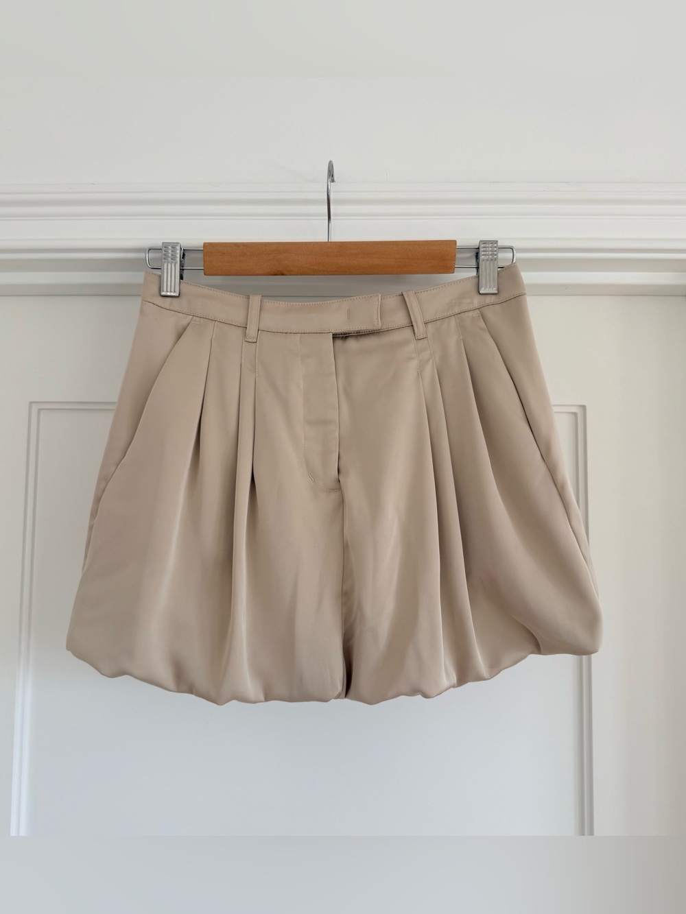 GapStudio by Zac Posen Beige Mini Bubble Skort Womens 2